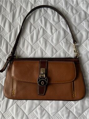 Dooney & Bourke Samba Brown Clutch Wristlet